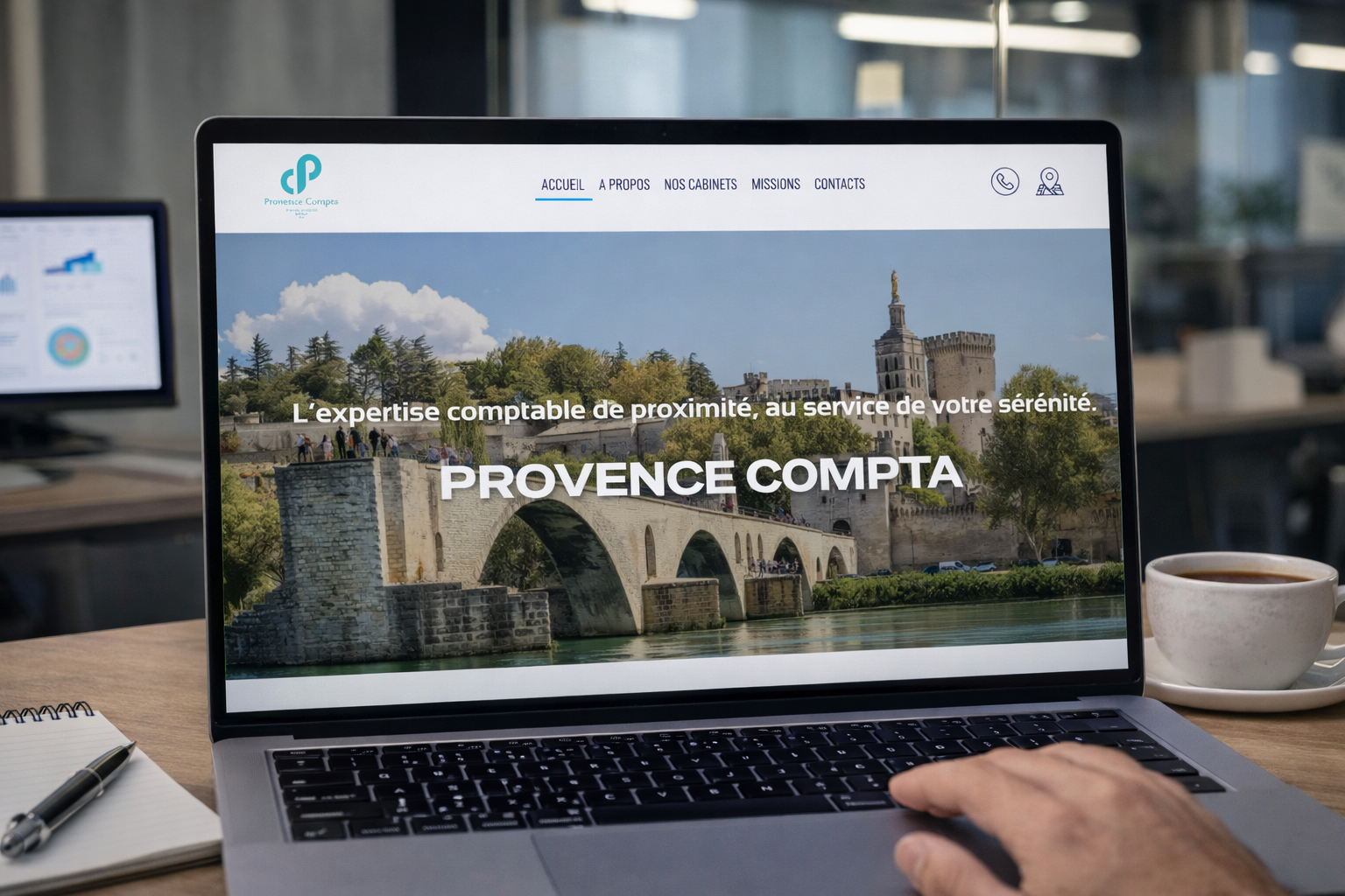 Creation site internet entreprise de services B2B