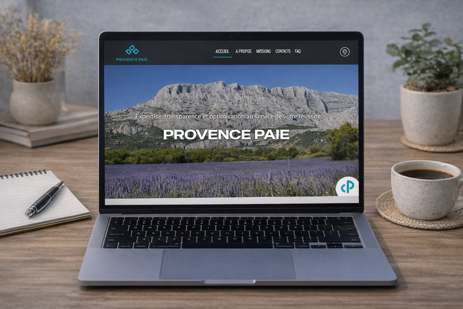 Site vitrine gestion sociale